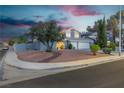 Attractive single Gathering home with mature shade tree and a two-car garage at 1808 Piccolo Way, Las Vegas, NV 89146