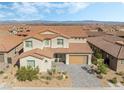 Stunning aerial view of a two-story home nestled in a vibrant neighborhood at 212 Harris Peak St, Las Vegas, NV 89138