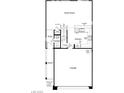 Main floor plan displaying the layout of the Great Room, Kitchen, Entry, Powder room, and Garage at 10315 Water Knot Ave, Las Vegas, NV 89166