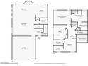 Detailed floor plan showing the layout of the first and second floors, including room dimensions at 6717 Lincoln Wood St, Las Vegas, NV 89149
