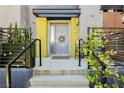 Inviting front entrance with modern door, plants, and stylish exterior at 9050 W Tropicana Ave # 1102, Las Vegas, NV 89147