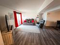 Comfortable living room featuring laminate floors, modern furniture, and ample natural light at 3771 Desert Marina Dr # 95, Laughlin, NV 89029