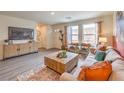 Inviting living room with ample natural light, stylish furnishings, and a cozy atmosphere at 6918 Wrightshire St # 24, Las Vegas, NV 89166