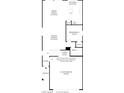 First floor plan featuring an open kitchen, dining area, great room, and 2-car garage at 8148 Rockflower St, Las Vegas, NV 89113