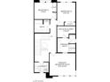 Third floor floorplan showing four bedrooms, two bathrooms, a laundry room, and a walk-in closet at 1543 Stone Perch St, Las Vegas, NV 89138