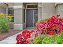 Front door with plants in front of house at 2929 Haddon Dr, Las Vegas, NV 89134
