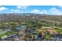 Aerial view showcases property's location near the Las Vegas Strip and golf course at 2160 Pueblo Cir, Las Vegas, NV 89169