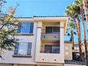 Charming condo exterior featuring private balconies, perfect for enjoying outdoor living and views of the surrounding landscape at 7135 S Durango Dr # 314, Las Vegas, NV 89113