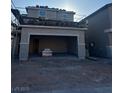 Unfinished two story home with open garage at 9649 Hinson St, Las Vegas, NV 89139
