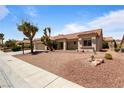 Single story home featuring desert landscaping, and a spacious 2-car garage at 2913 Hawksdale Dr, Las Vegas, NV 89134