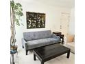 Cozy living room featuring contemporary furniture and stylish decor at 5415 W Harmon Ave # 2094, Las Vegas, NV 89103