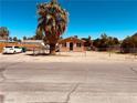 Charming single-story home with desert landscaping and a palm tree at 378 W Thomas Ave, Overton, NV 89040