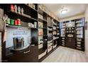 Organized pantry with floor-to-ceiling shelving offering ample storage for food items and kitchenware at 4576 Amazing View St, Las Vegas, NV 89129