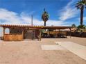 Backyard with covered patios, ample room for outdoor seating, entertaining and leisure at 542 Bonelli Ave, Overton, NV 89040
