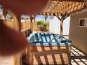 Covered hot tub, perfect for relaxing and enjoying the backyard space in this rural residence at 542 Bonelli Ave, Overton, NV 89040