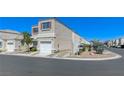 Attractive home with a one-car garage and xeriscaped front yard at 10078 Delicate Dew St, Las Vegas, NV 89183
