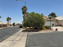 Serene neighborhood view featuring palm trees and well-maintained homes, conveying a peaceful atmosphere at 1800 Quail Point Ct, Las Vegas, NV 89117