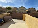 Private backyard patio area perfect for entertaining or relaxing outdoors with comfortable seating at 6449 Lake Scene St, Las Vegas, NV 89148