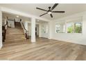 Spacious living room with new floors and an open floor plan at 25 Blue Valley Dr, Henderson, NV 89002