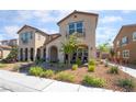 Charming two-story home with well-manicured landscaping and inviting curb appeal in a desirable neighborhood at 3221 Pergusa Dr, Henderson, NV 89044
