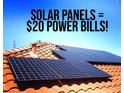 Energy-efficient solar panels installed on the roof promise substantial savings, with power bills as low as $20 at 5079 Quiet Falls Ct, Las Vegas, NV 89141