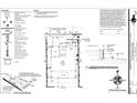 Plot plan showing location of home on lot with setbacks, utilities, and drainage at 237 Paraggi Bay Dr, Henderson, NV 89011