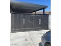 Image of the property's gate offering security and privacy to the parking area at 4184 Lady Lucille Ct, Las Vegas, NV 89115