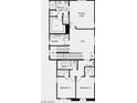 Upstairs floorplan featuring primary suite, loft area, two bedrooms and bathrooms, and laundry room at 338 Taylor St, Henderson, NV 89015
