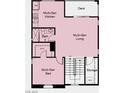 Third floor floorplan features Multi-Gen Kitchen, living, bed, bath, deck, and storage areas at 328 Taylor St, Henderson, NV 89015