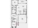 Detailed floor plan showcasing the layout with bedrooms, bathrooms, kitchen, and living areas at 4180 E Brusca Way, Pahrump, NV 89061