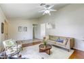 Open living room with vaulted ceiling and seamless flow to other rooms at 1012 Winwood St, Las Vegas, NV 89108