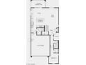 First floor plan showing a 2-car garage, bedroom, and open layout with dining and living spaces at 103 Tardando Ave, Henderson, NV 89015