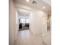 Inviting foyer with tile flooring leading into a bright, open living space at 4652 Wyncrest Ave, Las Vegas, NV 89115