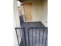 Inviting front porch features a modern door and stylish welcome mat at 330 Silva Pl, Henderson, NV 89011