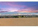 Stunning panoramic view of the Las Vegas skyline at sunset at 424 Vigo Port St, Las Vegas, NV 89138