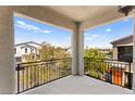 Second story balcony offers community views at 2495 Sunflower Days Ave # 2052, North Las Vegas, NV 89031