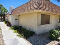 A cozy single-story property featuring desert landscaping and sidewalk access at 2773 Heritage Ct, Las Vegas, NV 89121