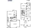 Functional floor plan featuring a great room, kitchen, five bedrooms, and three car garage at 1209 Dre Harbor Pl # 82, North Las Vegas, NV 89084