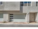 Attached two car garage with a modern door at 2507 Silent View Ave, Henderson, NV 89044