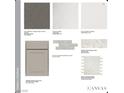 A collection of interior design materials, including cabinets, countertops, flooring, and tiles at 4350 E Brusca Way, Pahrump, NV 89061