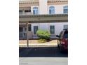 Assigned carport parking for condo with the unit number clearly visible on the structure at 4555 E Sahara Ave # 122, Las Vegas, NV 89104