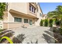 Back patio offering a private outdoor area with easy access to indoor living spaces at 6050 Golden Corral Trl # 102, Henderson, NV 89011