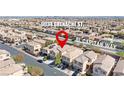 Aerial view of a well-planned community, showing the property's location near El Capitan Way at 9034 Grenache St, Las Vegas, NV 89148