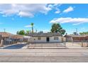 Charming single-story home with a fenced yard, car port, and manicured landscaping creating a cozy curb appeal at 2481 San Marcos St, Las Vegas, NV 89115