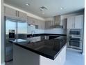 Modern kitchen features stainless steel appliances, sleek countertops, and ample storage space at 4525 Dean Martin Dr # 1507, Las Vegas, NV 89103