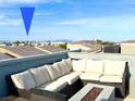 Rooftop patio offering comfortable seating, scenic views, and the perfect spot for relaxation and entertainment at 8042 Misty Canyon Ave, Las Vegas, NV 89113
