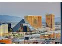 Las Vegas city view from a high vantage point showcasing the Luxor, Mandalay Bay, and Delano hotels at 4525 Dean Martin Dr # 2901, Las Vegas, NV 89103