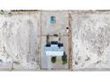 Top down aerial shot of the property showing its layout at 2440 Homestead Rd, Pahrump, NV 89048