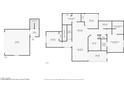 Detailed floorplan showcases the layout of the home including the garage and balcony at 4725 Basilicata Ln # 204, North Las Vegas, NV 89084