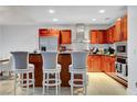 A chef's delight, this kitchen features stainless steel appliances, and counter seating at 4525 Dean Martin Dr # 2109, Las Vegas, NV 89103